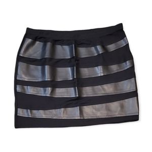 Women's Black stretch mini skirt size 1x Faith 21 brand